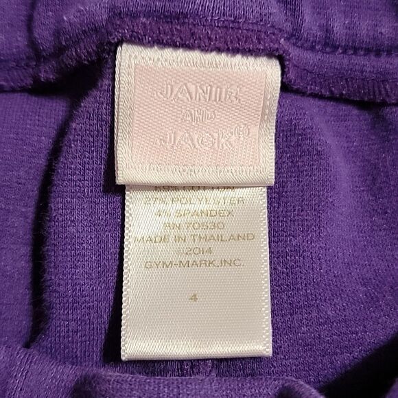 JANIEāANDāJACKĀ PURPLEāLEGGINGS,āSIZEā4 - Picture 2 of 5